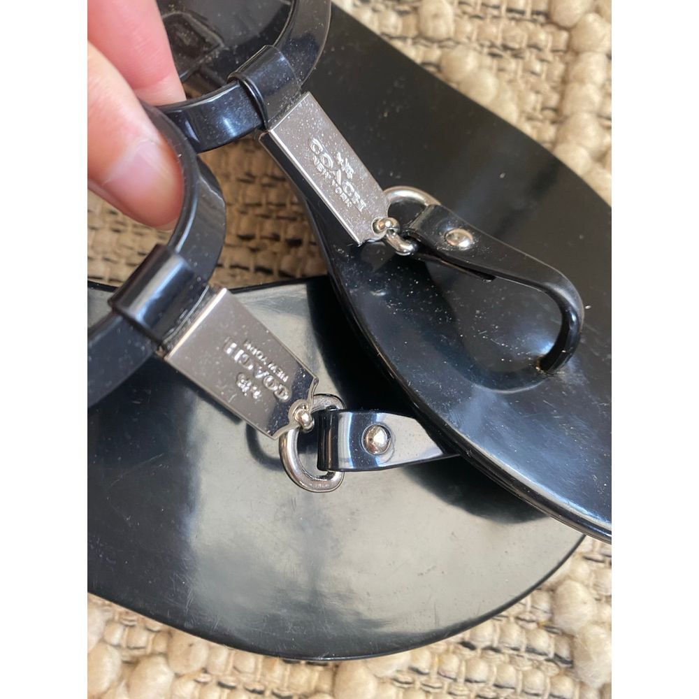 Coach Plato Jelly T strap Sandals size 7‎ - Picture 2 of 5